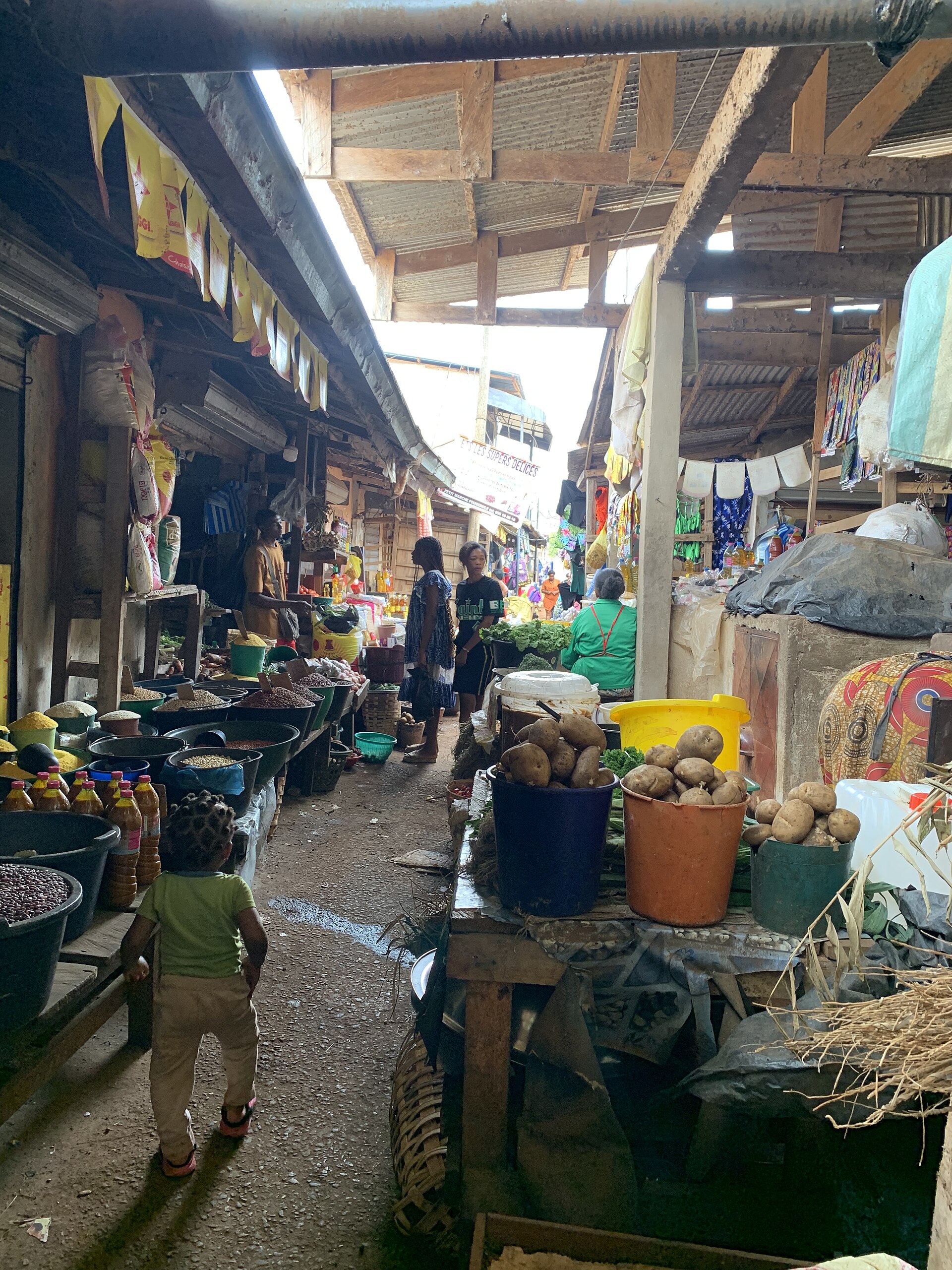 Allée de marché local